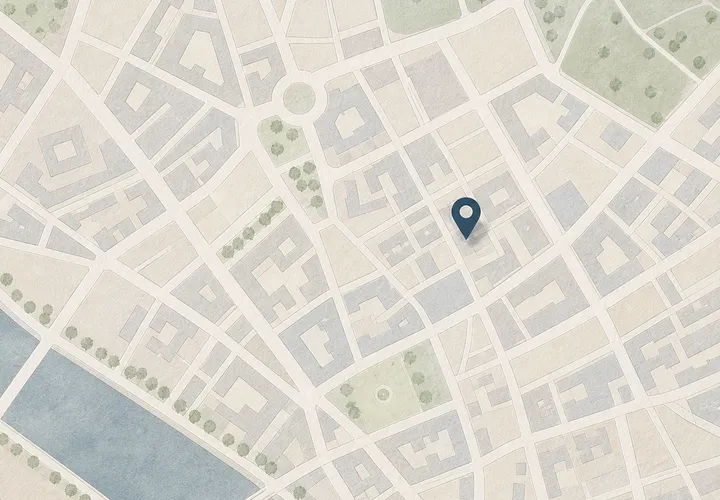 Plan de situation de l'Étude Notariale A. Durant à Paris